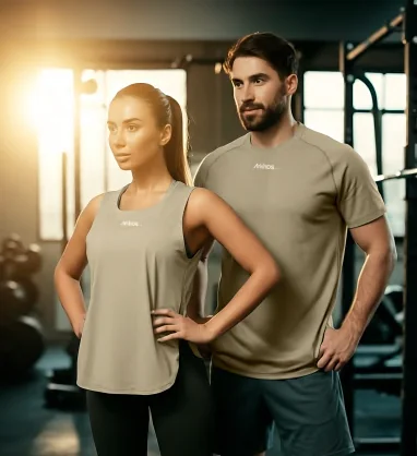 Uniformes Arkhos em uso na academia